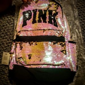 COPY - Pink school VS PINK Bling Campus bookbag Rare! NEW they no longer make t…